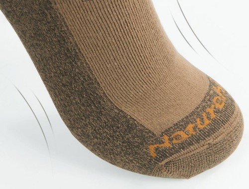 Naturehike zosilnené ponožky z merino vlny veľ. M (35-39) - pieskovo hnedé